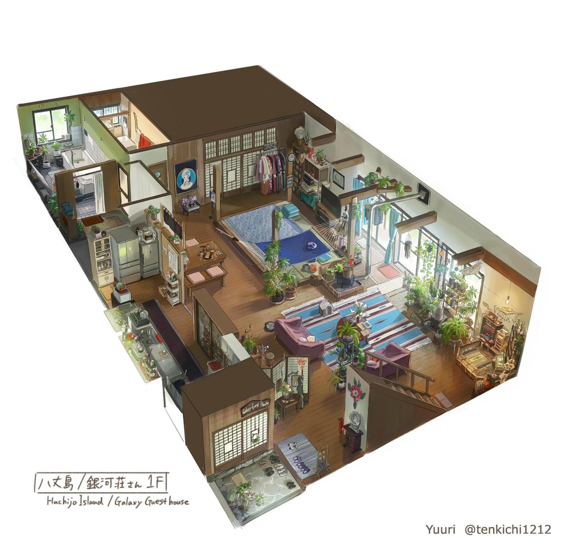 銀河荘-Galaxy Guesthouse 12歳以下不可 هاتشيجو المظهر الخارجي الصورة